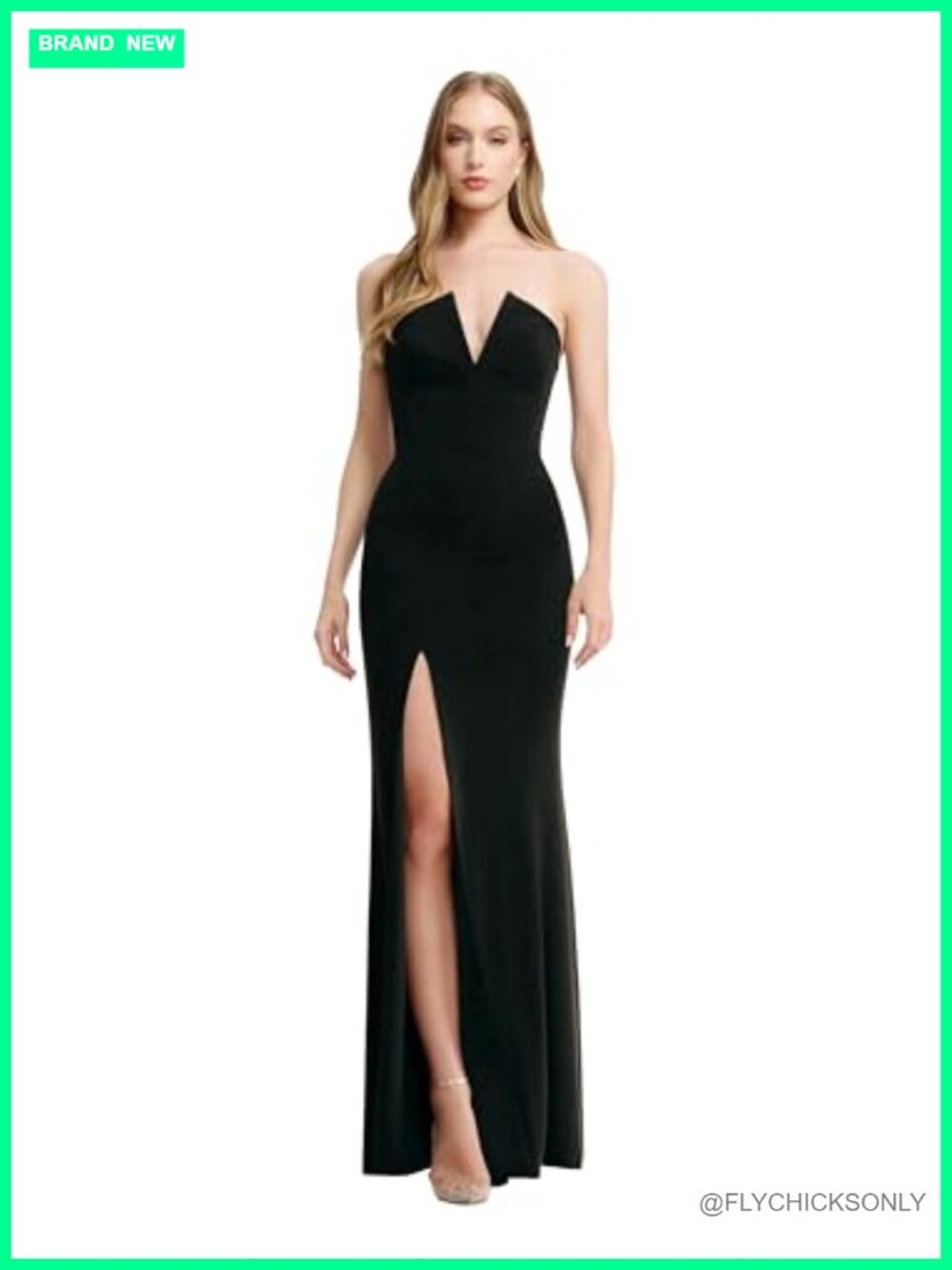 Mermaid Maxi Dress Strapless Backless Formal Evening Gown